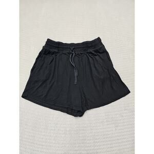 Little Sleepies Shorts Womens Medium Black Lunaluxe Bamboo